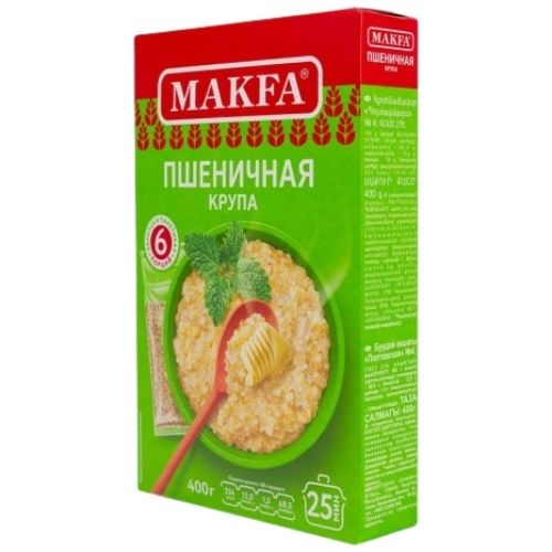 MAKFA, Пшеничная крупа в варочных пакетах, 400 гр