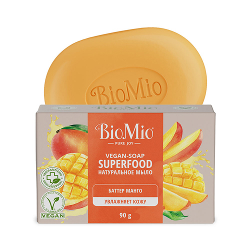 BioMio Натуральное мыло с маслом манго, 90 гр