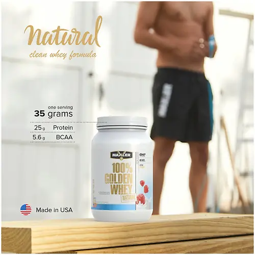 Maxler Протеин, 100% Golden Whey Natural 908 гр