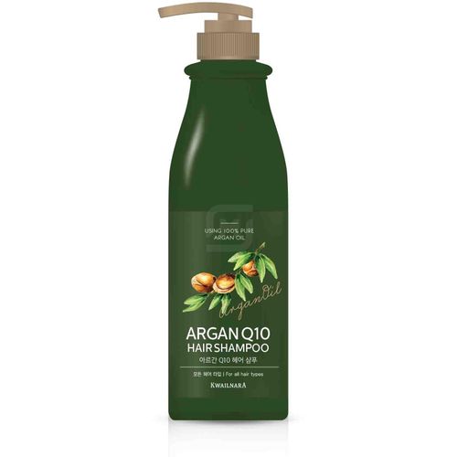 Welcos Kwailnara Argan Q10 Hair Shampoo, Шампунь на основе арганового масла с Q10, 750 мл