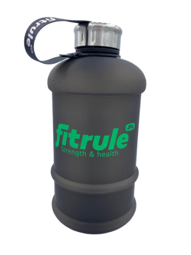 FitRule Бутылка прорезиненный с металлическая крышкой, 1300 мл