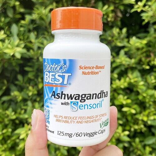 Doctors Best Ашваганда 125 мг, 60 вегетарианских капсул