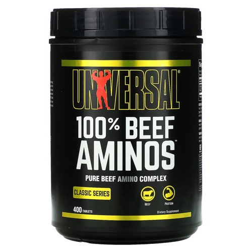 Universal Nutrition 100% Beef Aminos Говяжьи аминокислоты 400 таблеток