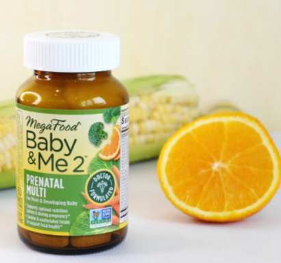 MegaFood, Baby & Me 2, Prenatal Multi, Мультивитамины для Беременных, 60 таблеток