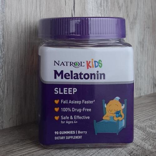 Natrol Мелатонин для детей от 4 лет, Kids 90 жевательных конфет