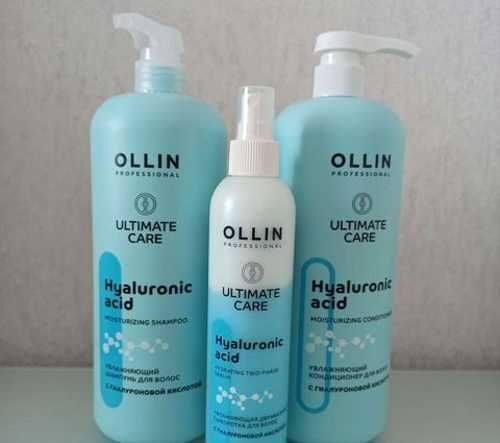 OLLIN Professional Ultimate Care Увлажняющий кондиционер для волос с гиалуроновой кислотой, 1000 мл