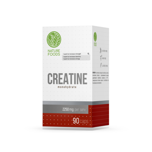 Nature Foods Креатин моногидрат, 90 капсул