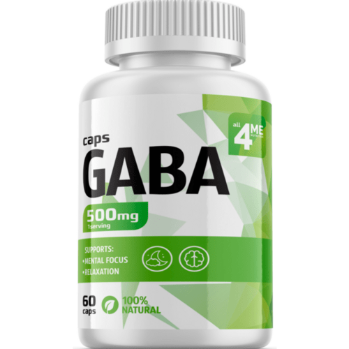 4Me Nutrition Габа 500 мг, 60 капсул 