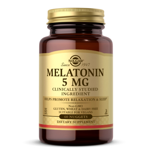 Solgar Мелатонин 5 мг, 60 жевательных таблеток		