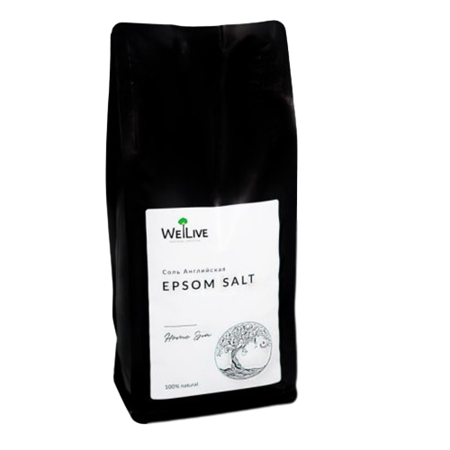 Welive Английская соль для ванн, EPSOM 1000 гр