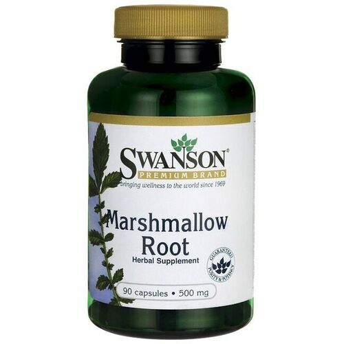 Swanson Корень Алтея, Marshmallow Root 500 мг, 90 капсул