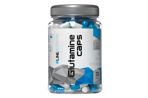 RLine Глютамин, Glutamine 200 капсул
