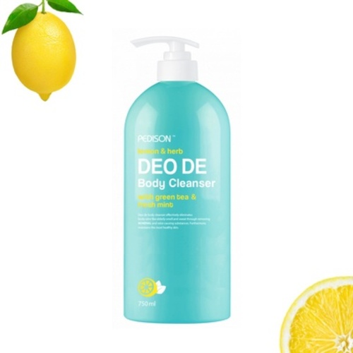 Pedison, Гель для душа лимон-мята, Deo De Body Cleanser, 750 мл