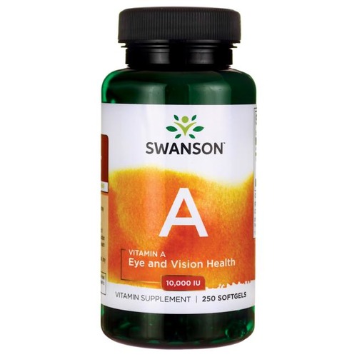 Swanson Витамин А 10000 ЕД, 250 капсул