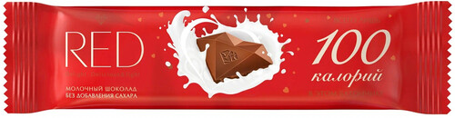 RED Delight Молочный шоколад с пониженной калорийностью, 26 гр
