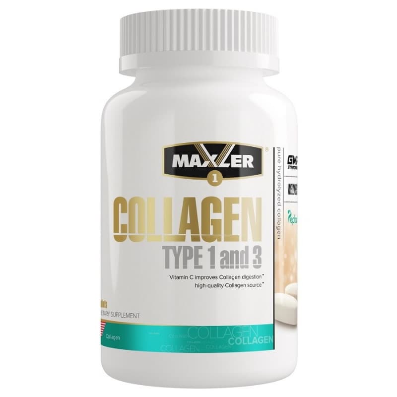 Maxler Коллаген 1 и 3 типа, Collagen Type 90 таблеток