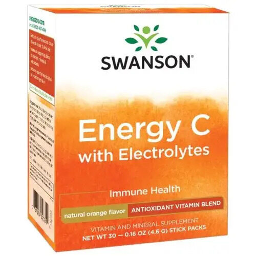 Swanson Витамин C + Электролиты, Energy 30 стиков