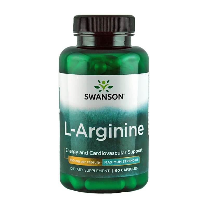 Swanson L-Аргинин 850 мг, 90 капсул