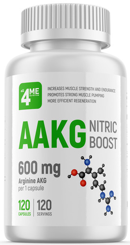 4Me Nutrition L-Аргинин 600 мг, 60 капсул