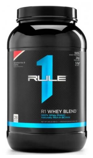 RULE1, Протеин, Whey Blend  900 гр (2 lbs)