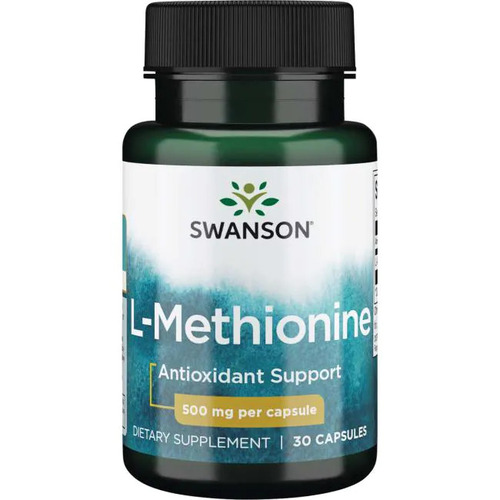 Swanson L-Метионин 500 мг, 30 капсул