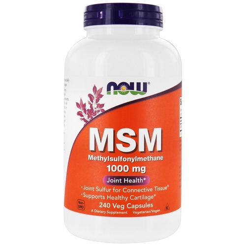 Now Foods Метилсульфонилметан, MSM 1000 мг, 240 капсул