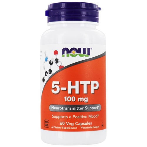 Now Foods 5-HTP 100 мг, 60 капсул