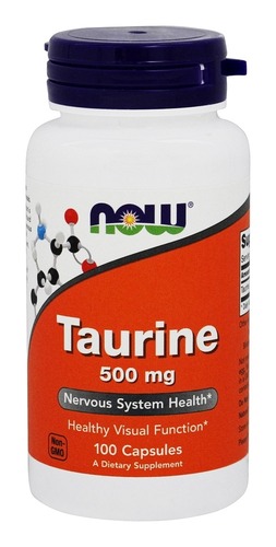 Now Foods Таурин 500 мг, 100 капсул