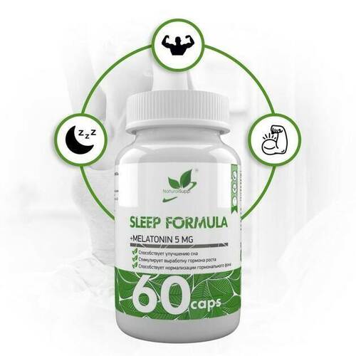 NaturalSupp Комплекс для Сна, Sleep Formula 60 капсул