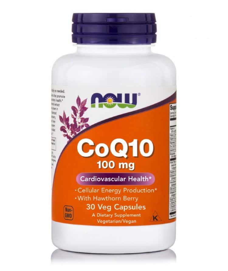 Now Foods Коэнзим Q10 100 мг, 30 капсул