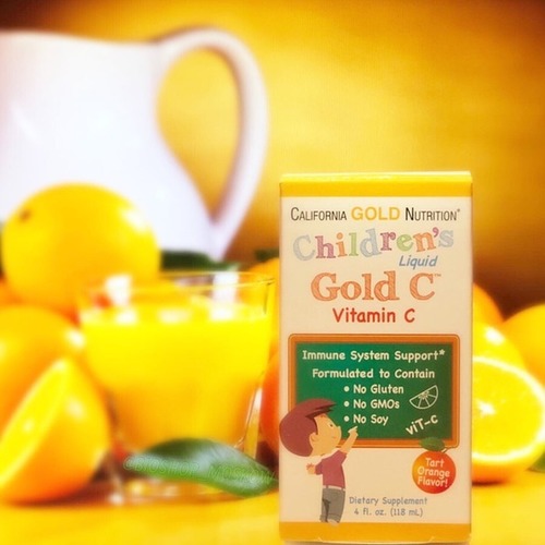 California Gold Nutrition Витамин С для детей, 118 мл
