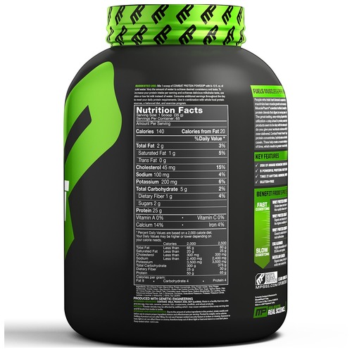 Muscle Pharm Протеин, Whry Combat 1800 гр