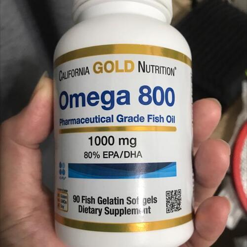 California Gold Nutrition Омега 3, 800 EPA / DHA 90 капсул