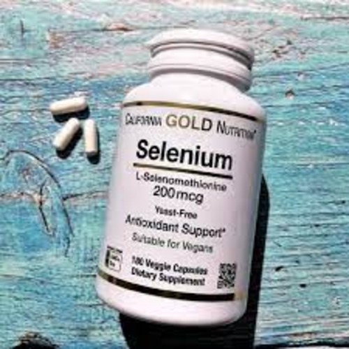 California Gold Nutrition Селен бездрожжевой 200 мкг, 180 вегетарианских капсул