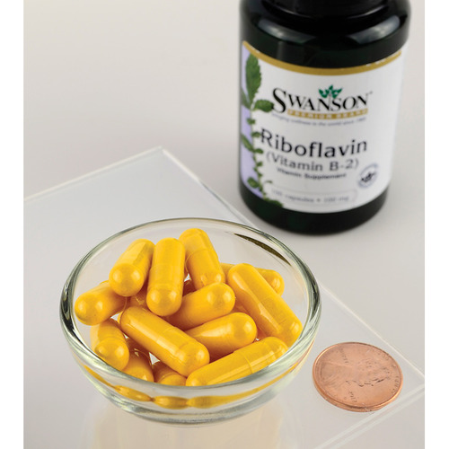 Swanson Витамин В-2 Рибофлавин 100 мг, 100 капсул