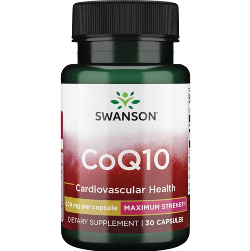 Swanson Коэнзим Q10 200 мг, 30 капсул