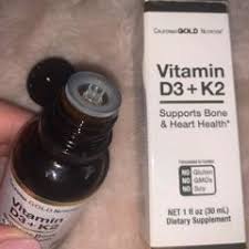 California Gold Nutrition Витамины D3 + K2, 25 мкг 1000 МЕ, 30 мл