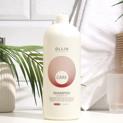 OLLIN Professional Care Шампунь против выпадения волос с маслом миндаля Almond Oil Mask, 1000 мл
