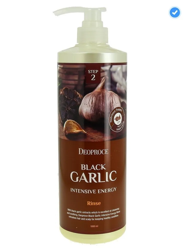 DEOPROCE Бальзам для волос с черным чесноком, Black Garlic Intensive Energy Rinse 1000 мл