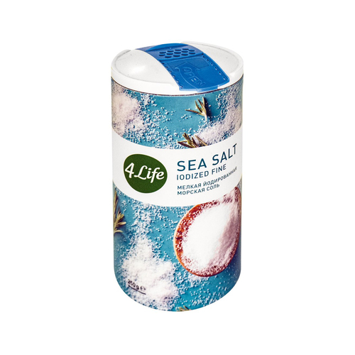 4LIFE Соль морская мелкая йодированная  в Тубе, 500 гр