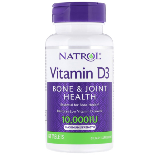 Natrol Витамин Д-3 10.000 ЕД, 60 таблеток
