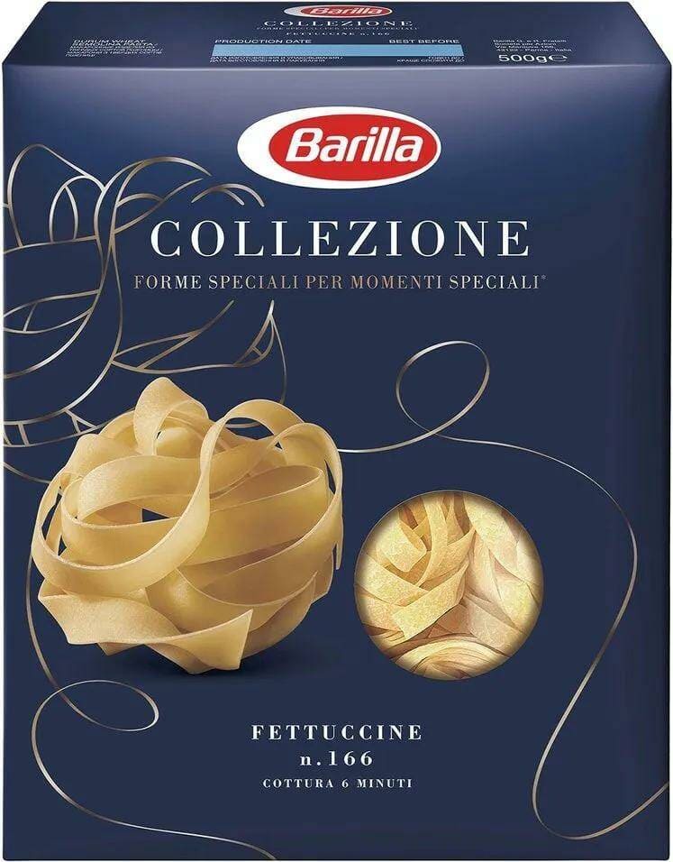 BARILLA Паста Collezione Fettuccine n. 166 (Коллезионе Феттучине), 500 гр