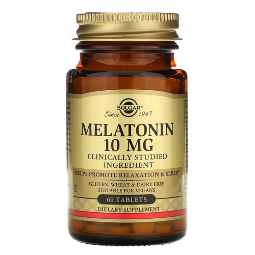 Solgar Мелатонин 10 мг, 60 таблеток