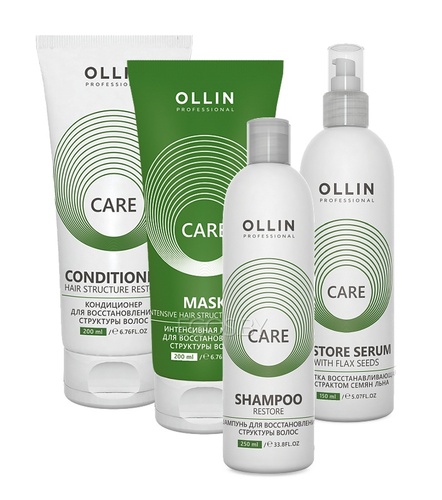 OLLIN Professional Care Шампунь для восстановления структуры волос, 250 мл