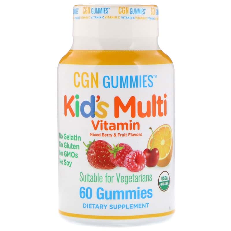 California Gold Nutrition Мультивитамины для детей, 60 капсул