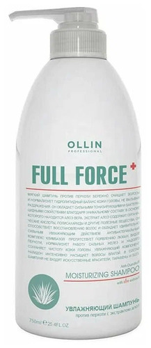 OLLIN Professional Full Force Интенсивный увлажняющ шампунь против перхоти с экстрактом алоэ, 750 мл