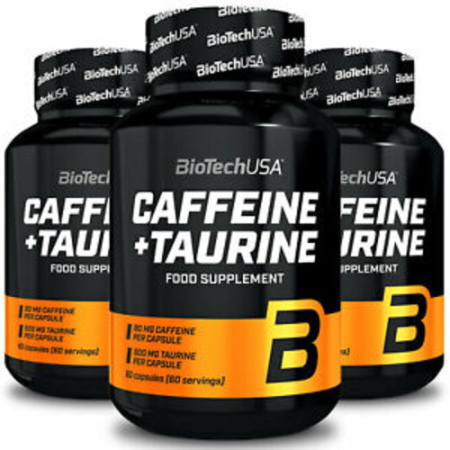 BioTech USA Кофеин + Таурин, power force 60 капсул