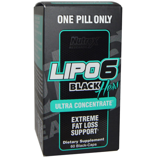 Nutrex Жиросжигатель, Lipo-6 Black Hers Ultra Concentrate 60 капсул