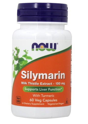 Now Foods Силимарин, Milk Thistle 150 мг, 60 капсул