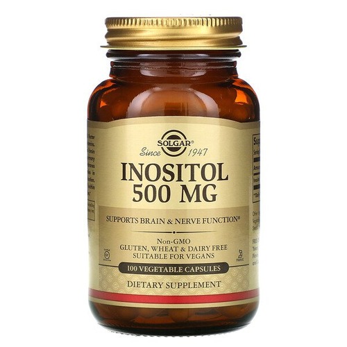 Solgar Инозитол 500 мг, 100 капсул